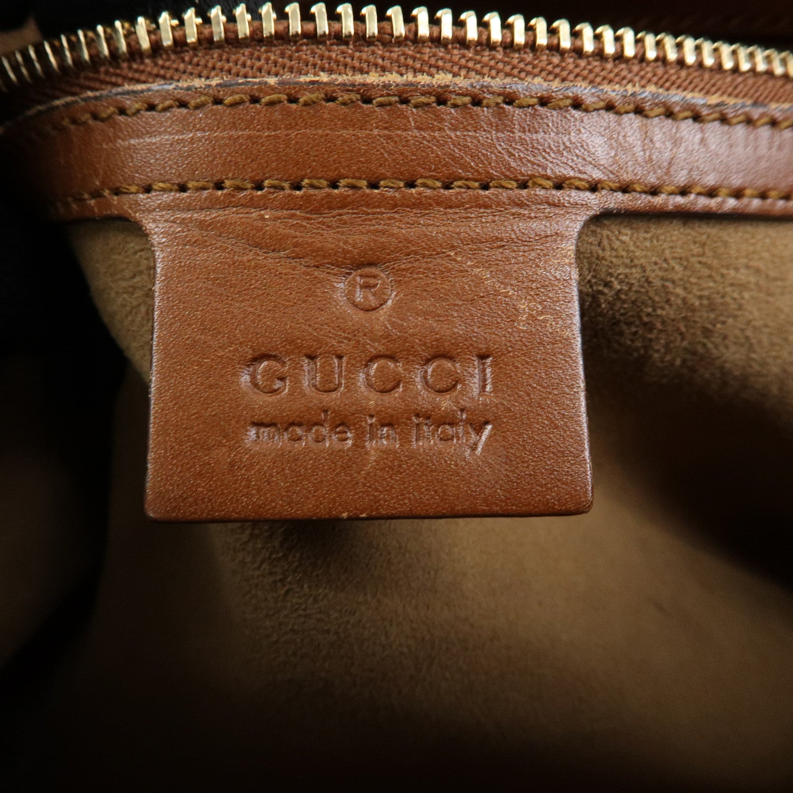 GUCCI GG Supreme Leather 2Way Bag Boston Bag Shoulder Bag Brown 409529