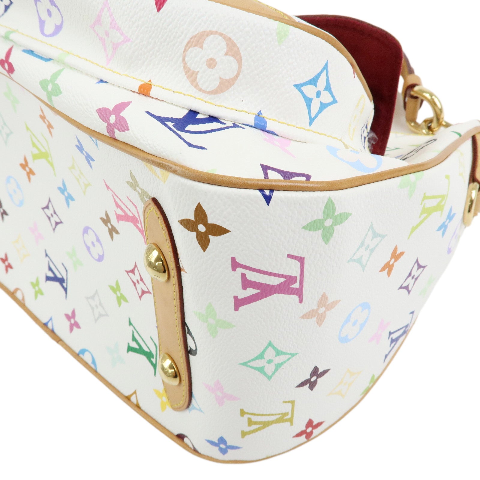 Louis Vuitton Monogram Multicolor Rita Shoulder Hand Bag Blanc M40125