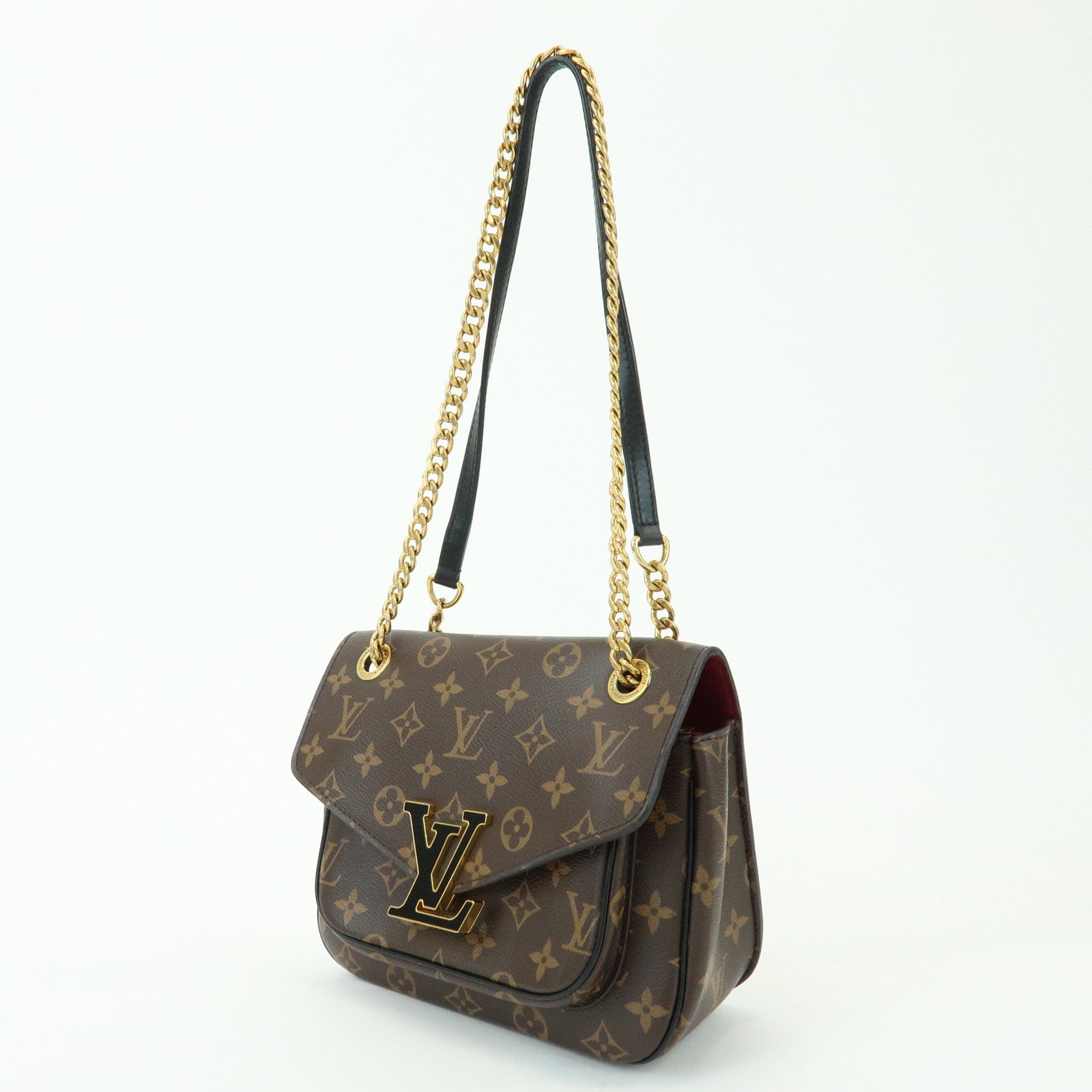 Louis Vuitton Monogram Passy Crossbody Chain Shoulder Bag M45592