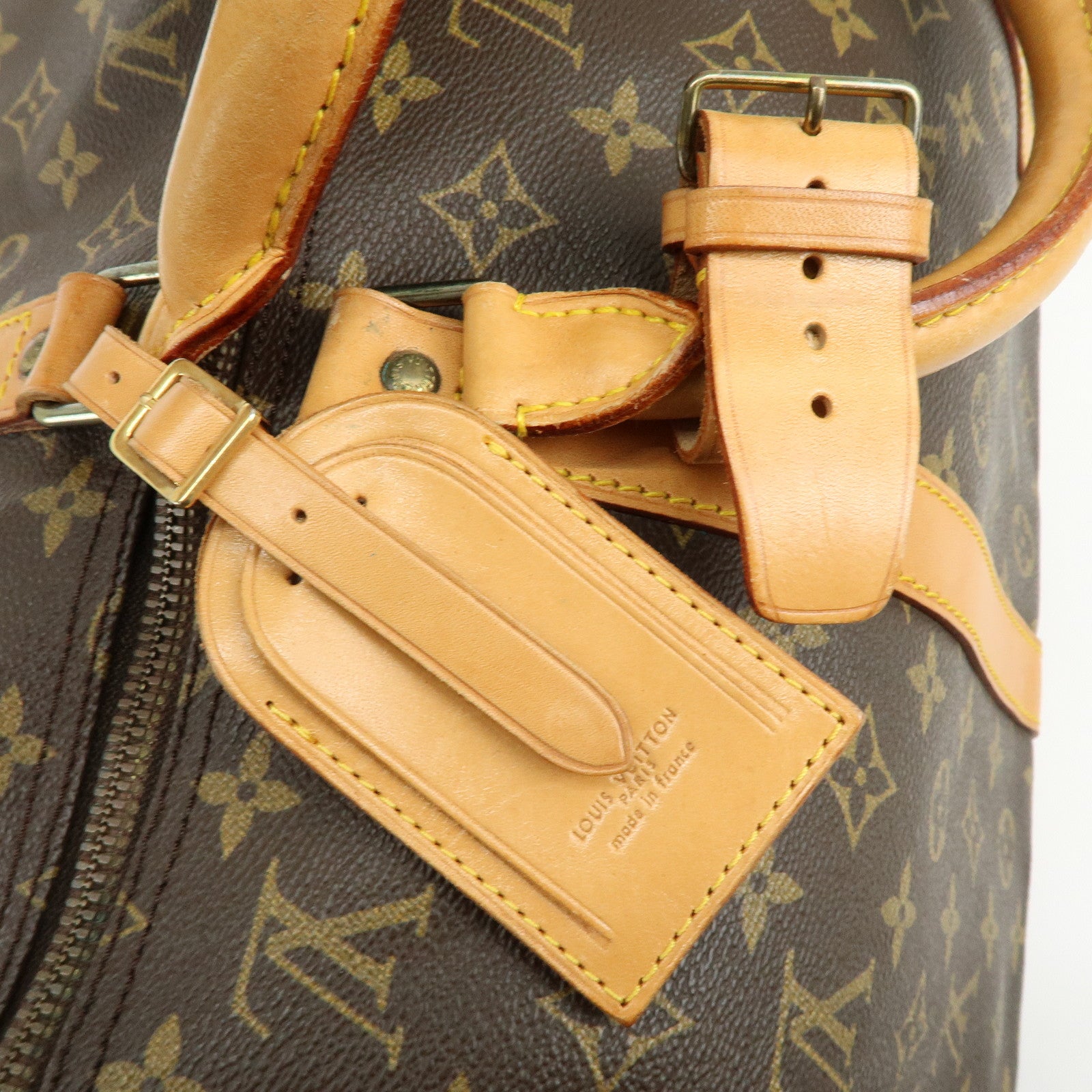 Louis Vuitton Monogram Keep All Bandouliere 60 Boston Bag M41412