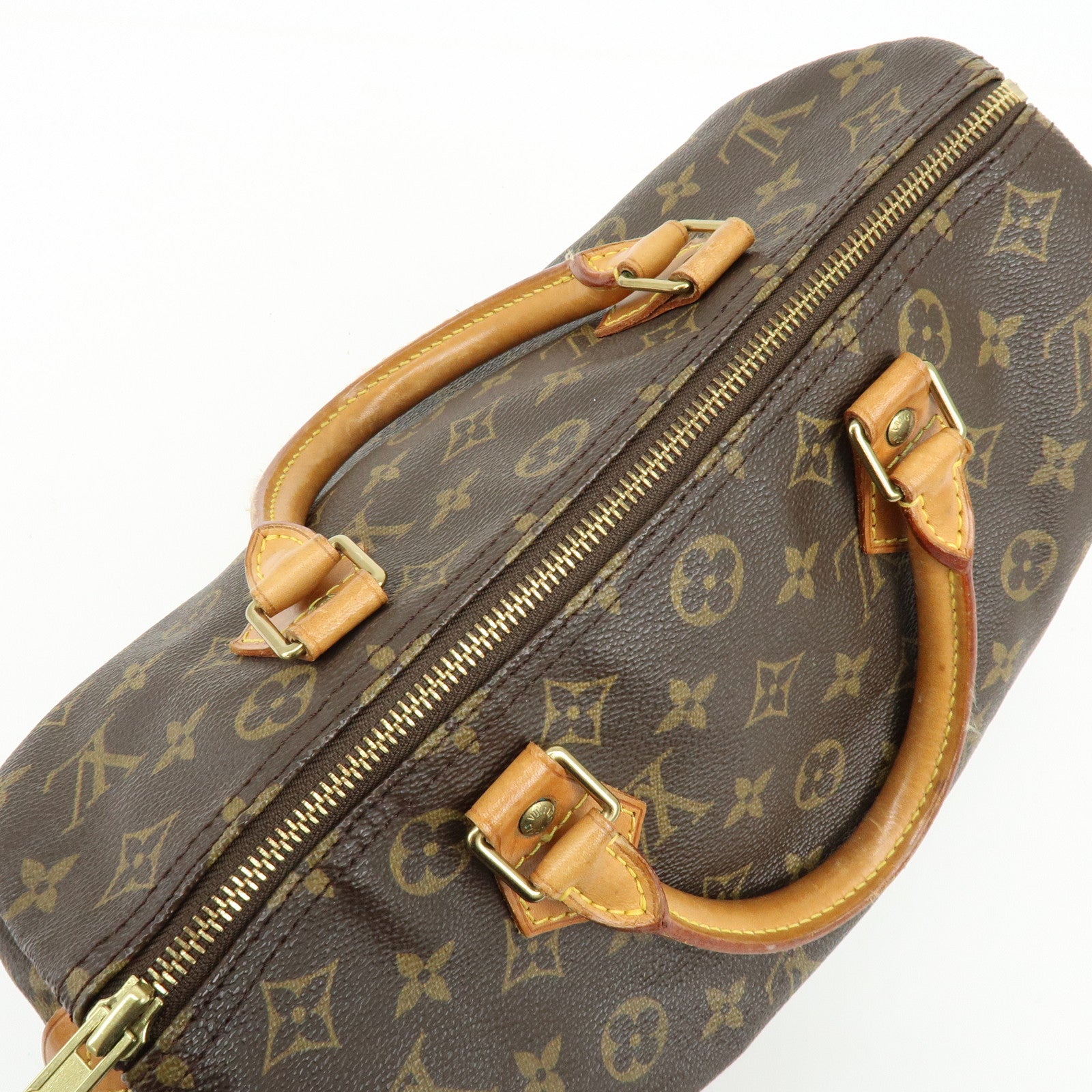 Louis Vuitton Monogram Speedy 30 Boston Bag Hand Bag Brown M41526