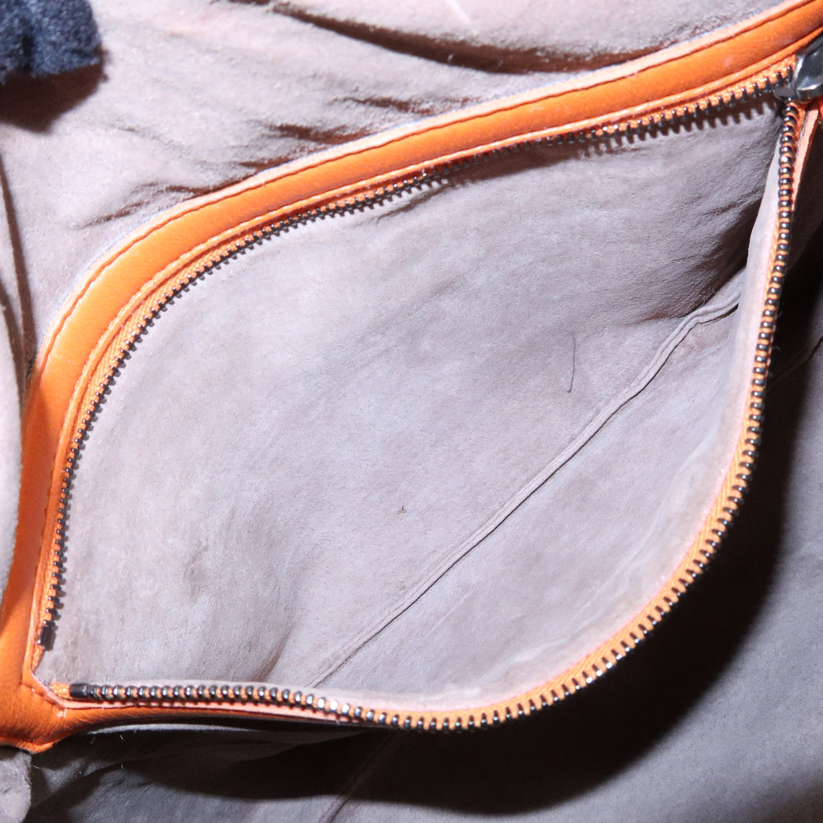 BOTTEGA VENETA Hobo Intrecciato Leather Shoulder Bag Orange 115653
