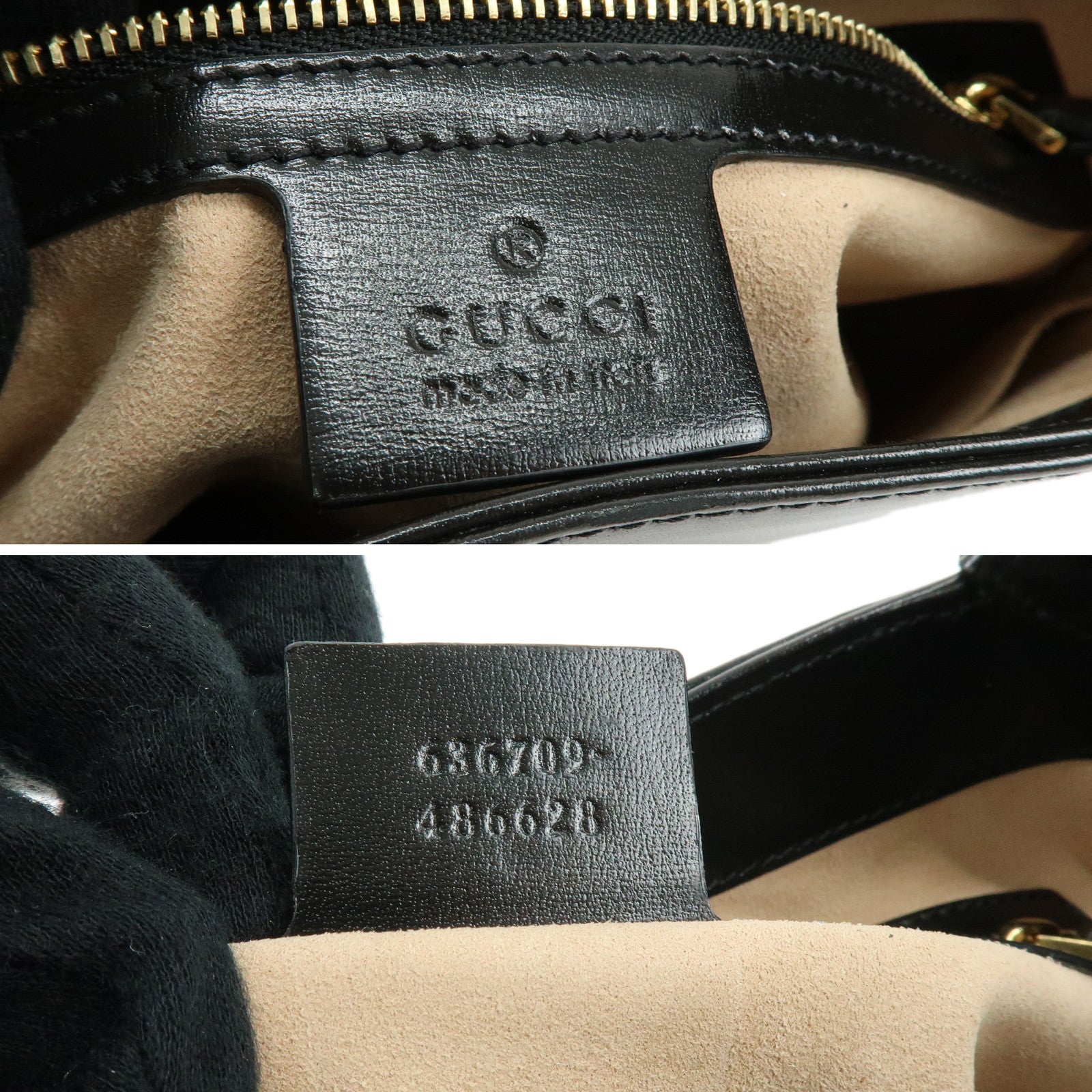 GUCCI Jakie 1961 Shoulder Bag Hand Bag Black 636709