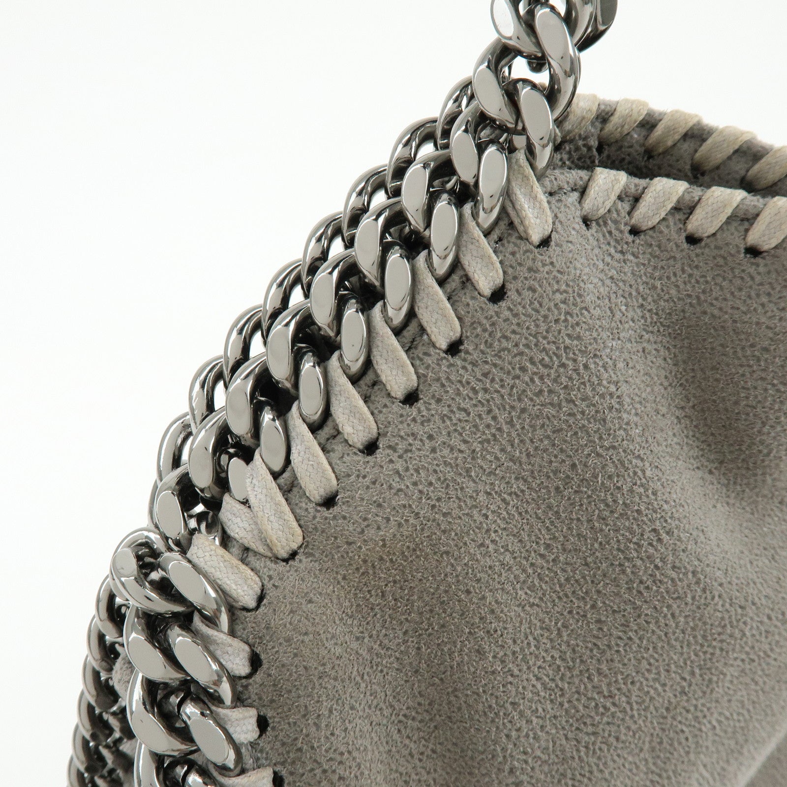 STELLA MCCARTNEY Falabella Faux Leather 2Way Bag Grey 371223