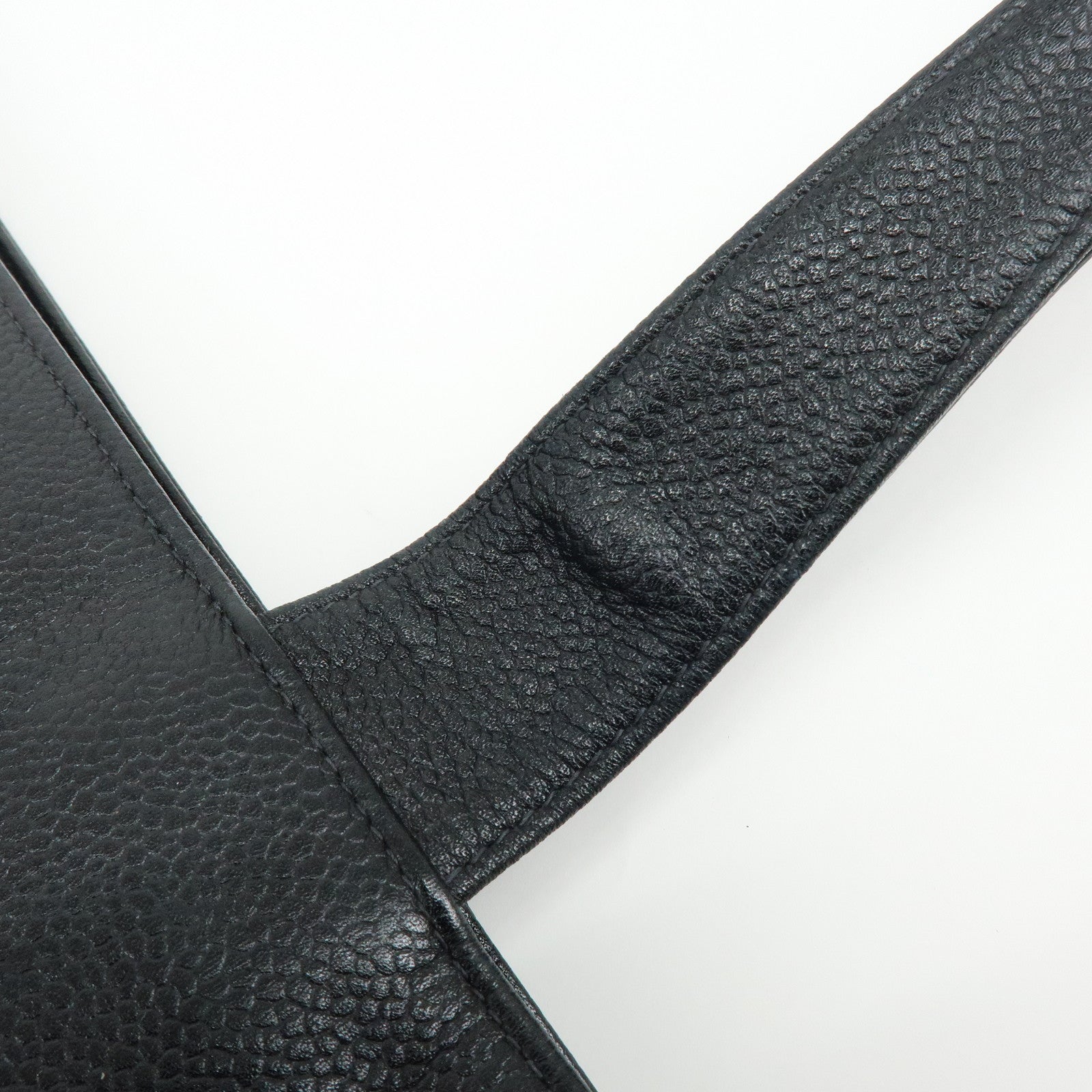 CHANEL COCO Mark Caviarskin Tote Bag Shoulder Bag Black