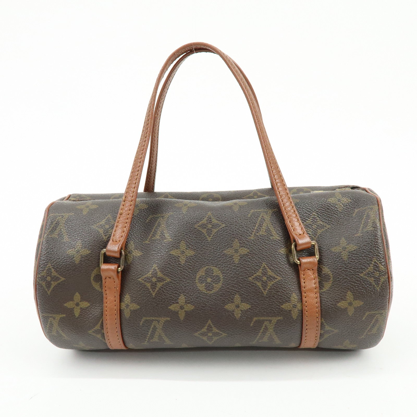 Louis Vuitton Monogram Papillon 26 Hand Bag Brown M51366
