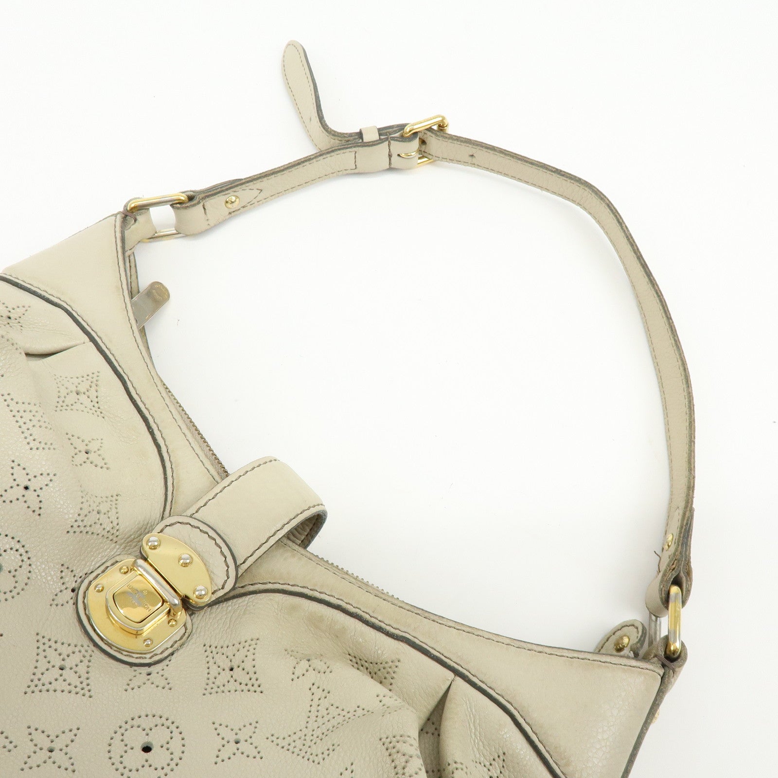 Louis Vuitton Monogram Mahina XS Shoulder Bag Gris Greige M95768