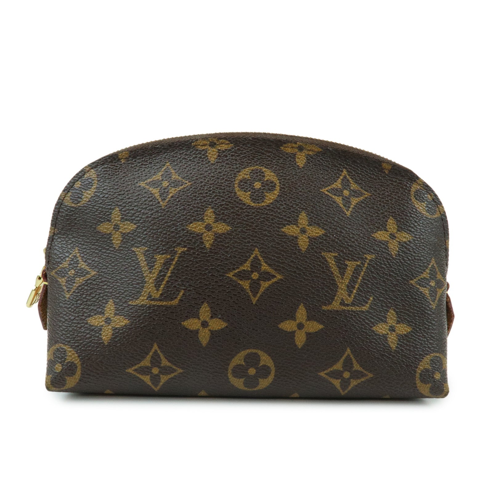 Louis Vuitton Monogram Pochette Cosmetic PM Pouch Brown M47515