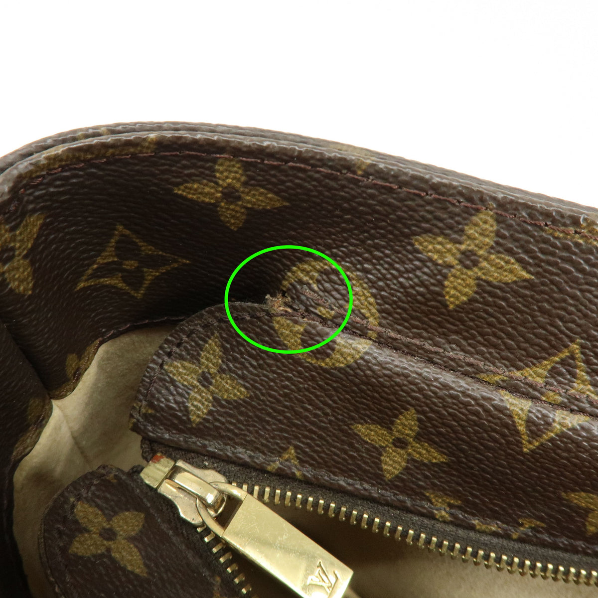Louis Vuitton Monogram Luco Tote Bag Shoulder Bag Brown M51155