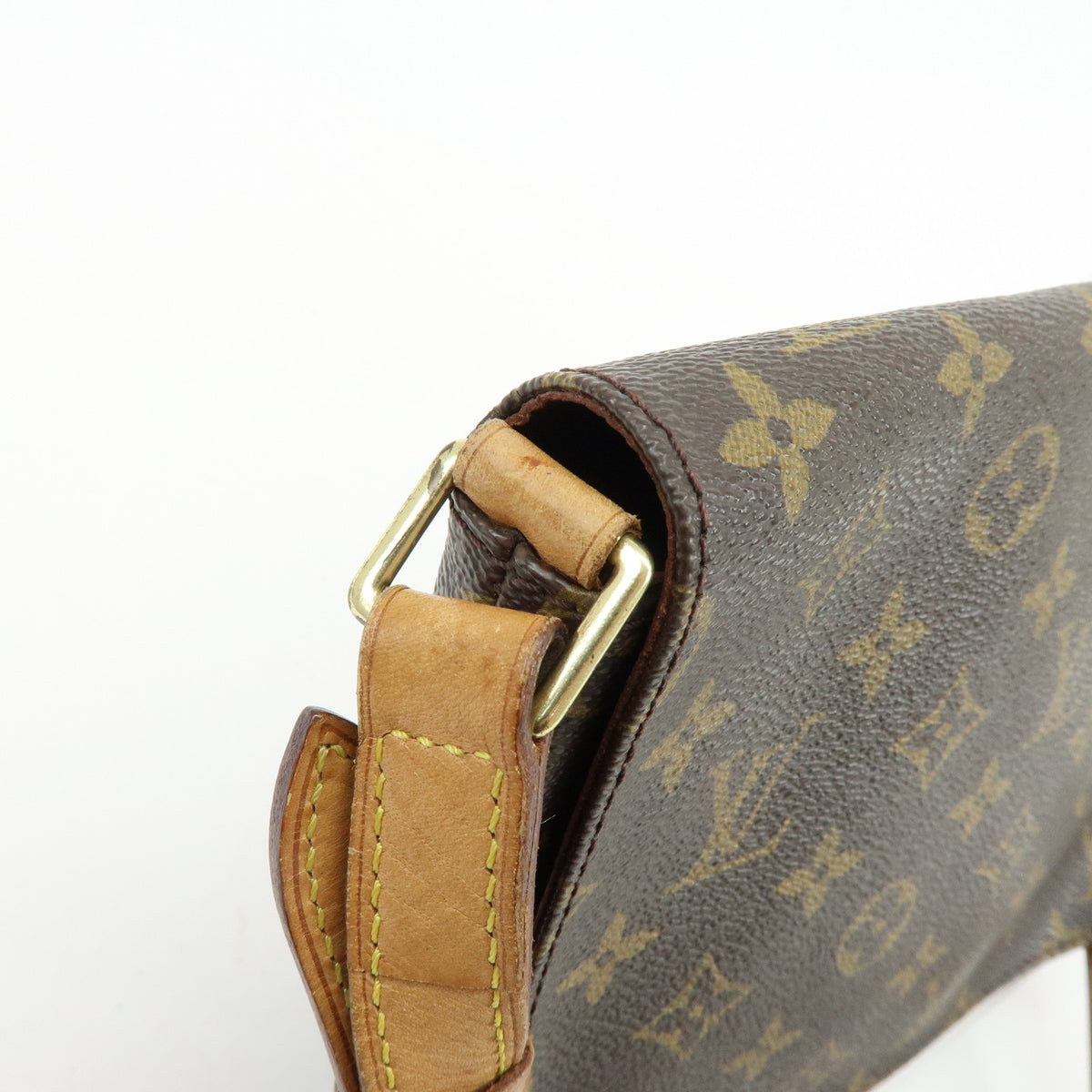 Louis Vuitton Monogram Musette Tango Short Shoulder Bag Brown M51257