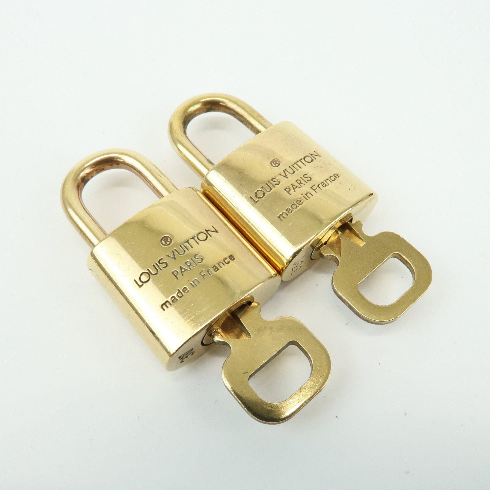 Louis Vuitton Set of 10 Lock & Key Cadena Key Lock