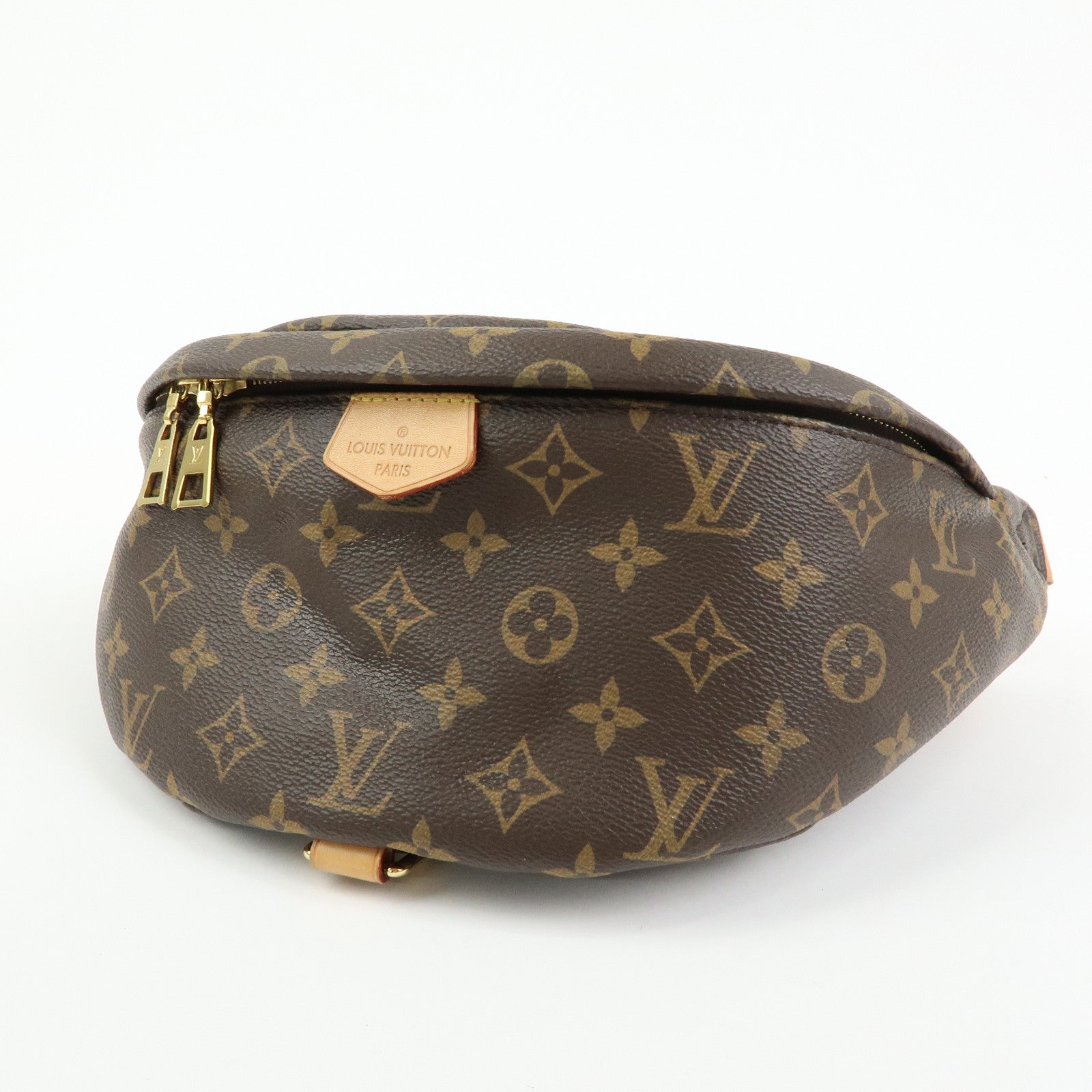 Louis Vuitton Monogram Bum Bag Crossbody Shoulder Bag Brown M43644