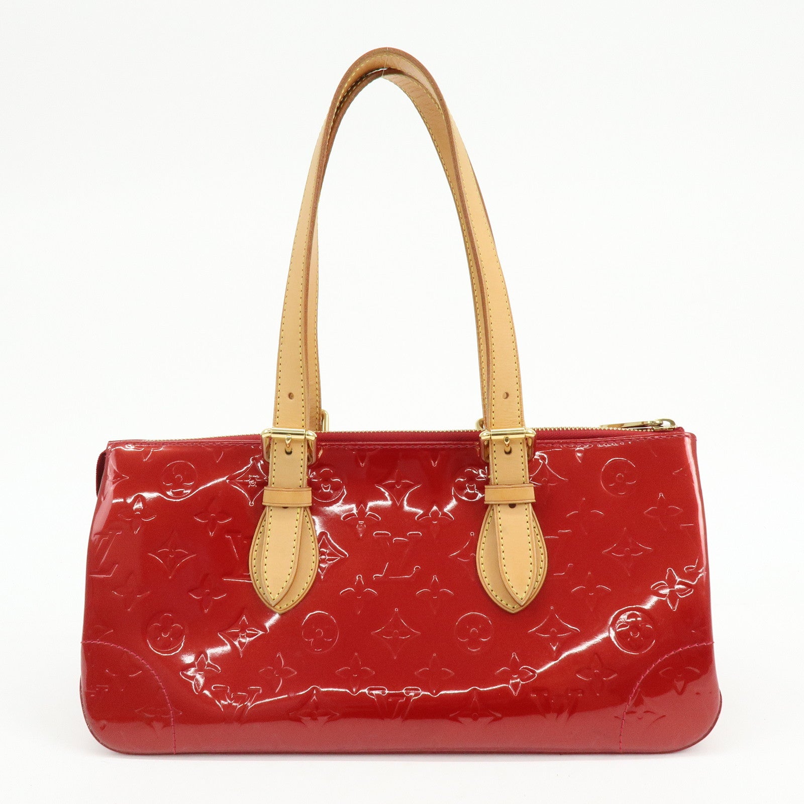 Louis Vuitton Vernis Rosewood Avenue Hand Bag Pomme D'Amour M93507