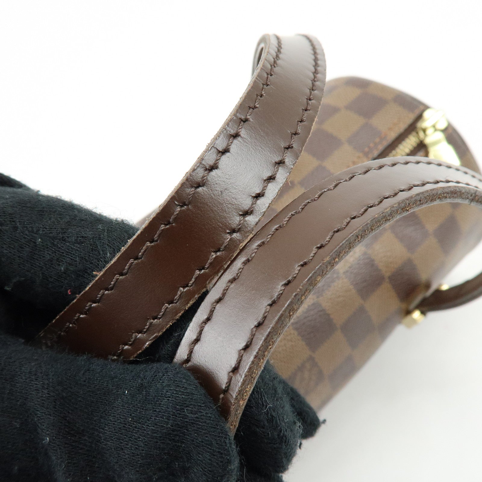 Louis Vuitton Damier Ebene Papillon 26 Hand Bag Brown N51304