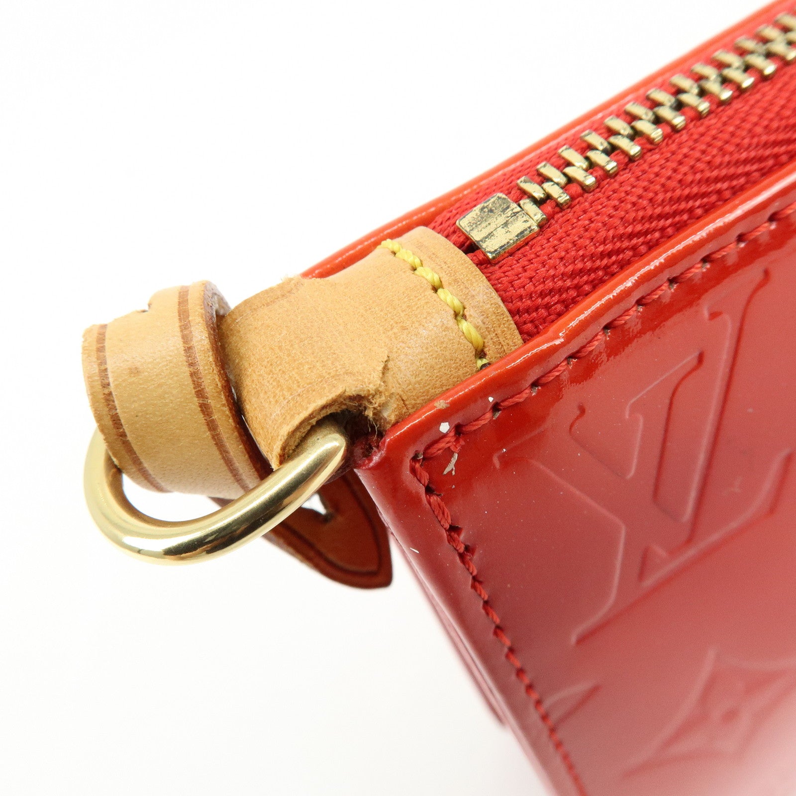 Louis Vuitton Monogram Vernis Lexington Accessoires Pouch Rouge M91132