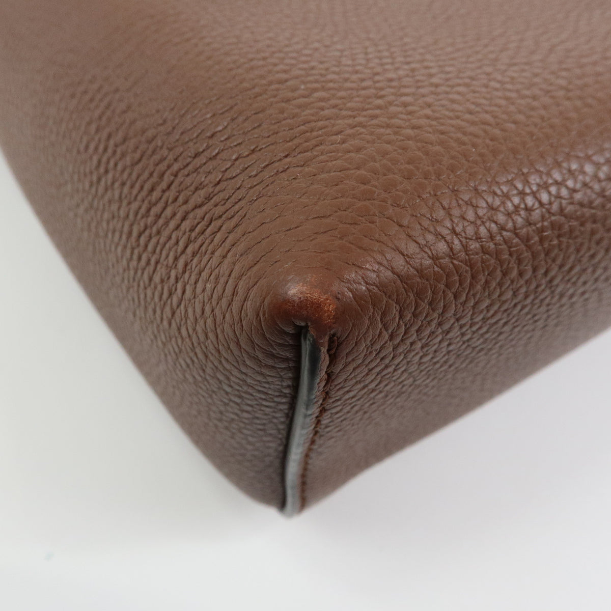 BURBERRY Nova Plaid Leather Canvas Shoulder Bag Crossbody Bag Brown