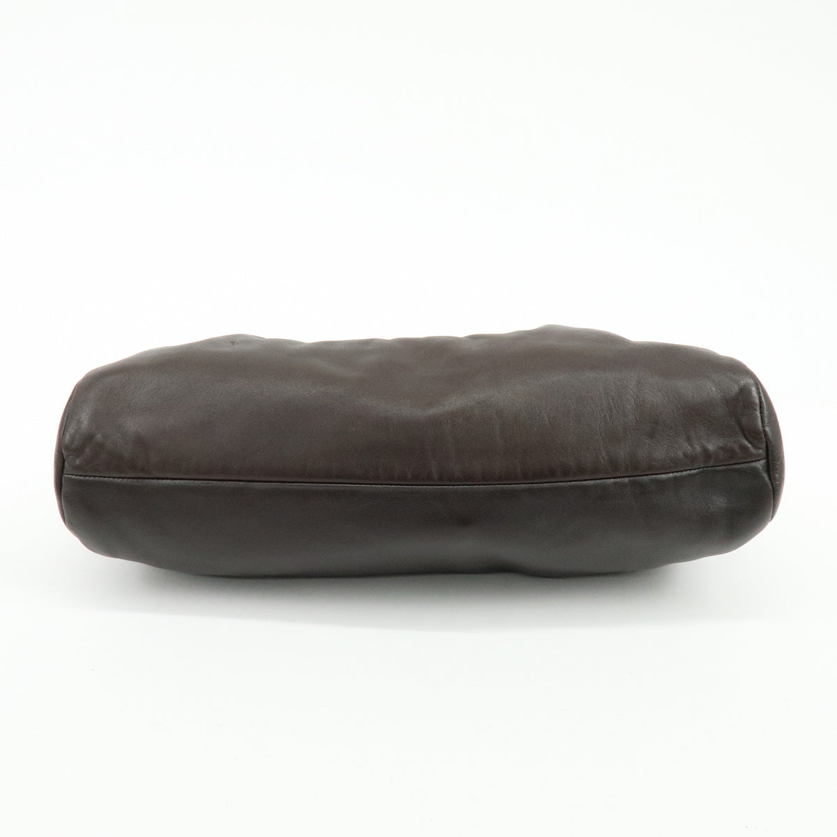 LOEWE Anagram Nappa Leather Shoulder Bag Hand Bag Dark Brown