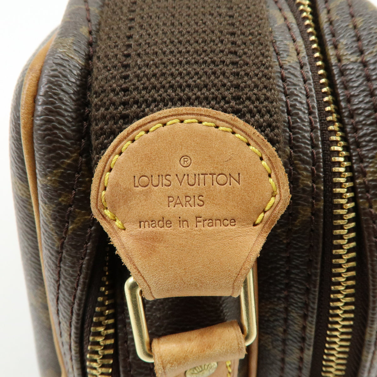 Louis Vuitton Monogram Reporter PM Shoulder Crossbody Bag Brown M45254