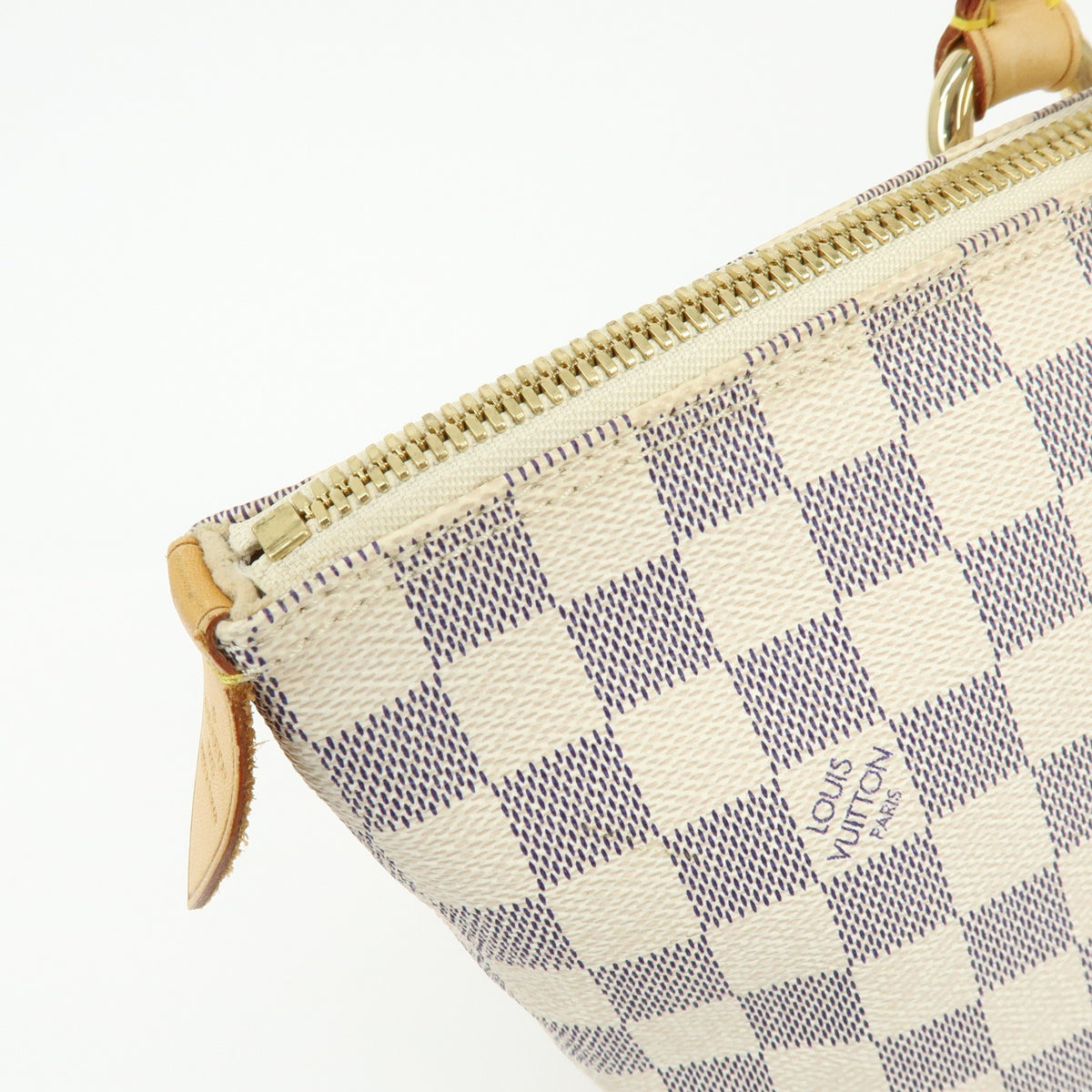 Louis Vuitton Damier Azur Saleya MM Tote Bag Hand Bag N51185