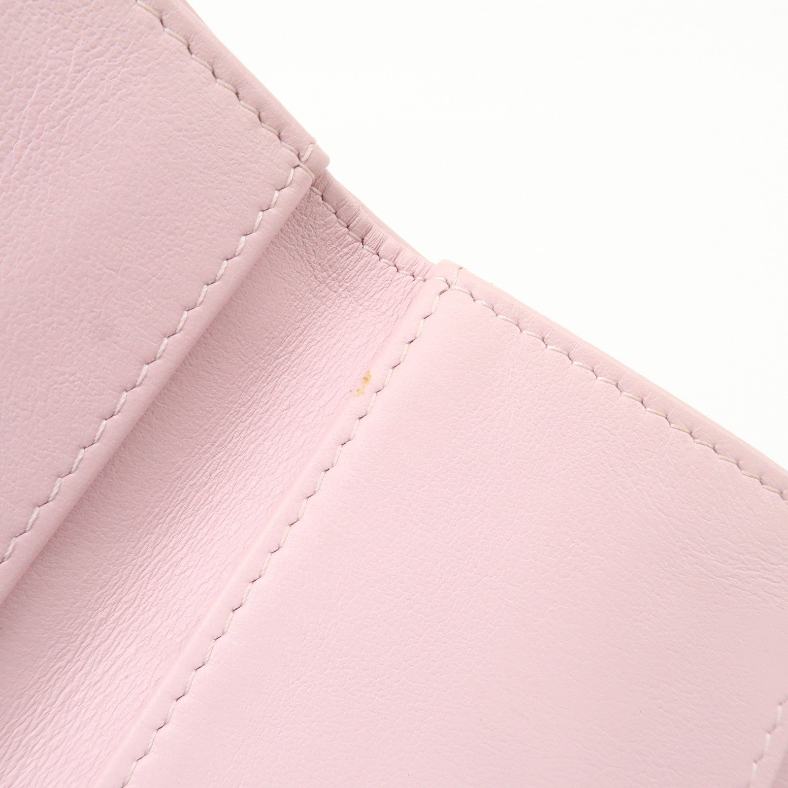 CHANEL Matelasse Caviarskin Classic Small Flap Wallet AP0230 Used