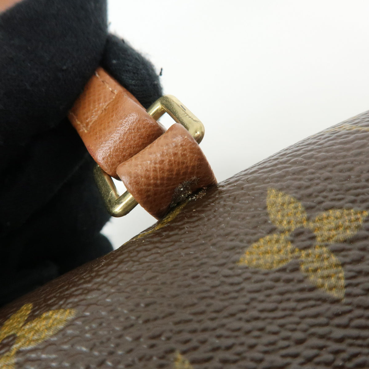 Louis Vuitton Monogram Papillon 26 Hand Bag Brown M51366
