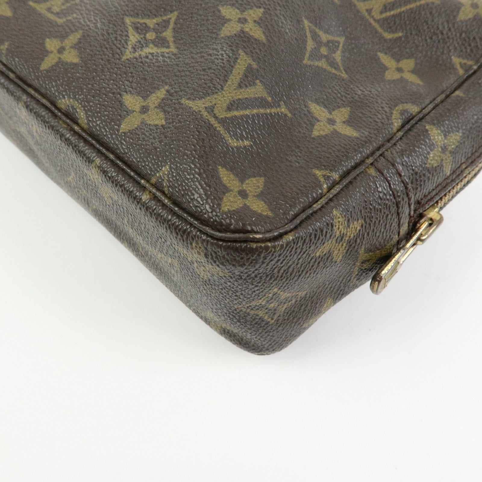 Louis Vuitton Monogram Trousse Toilette 23 Pouch Brown M47524