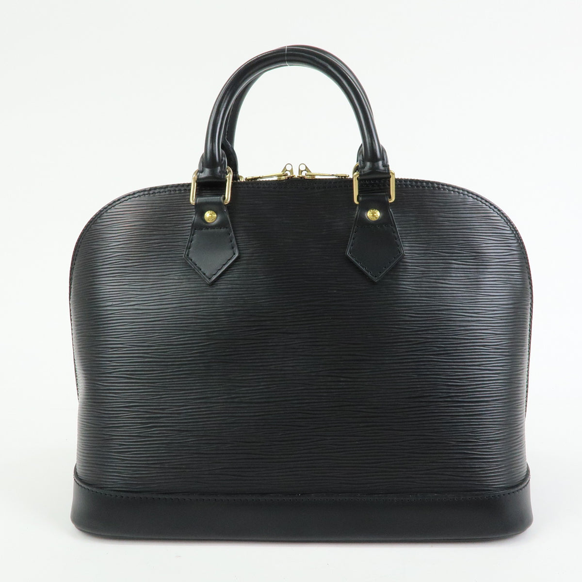 Louis Vuitton Epi Alma PM Hand Bag Noir Black M52142