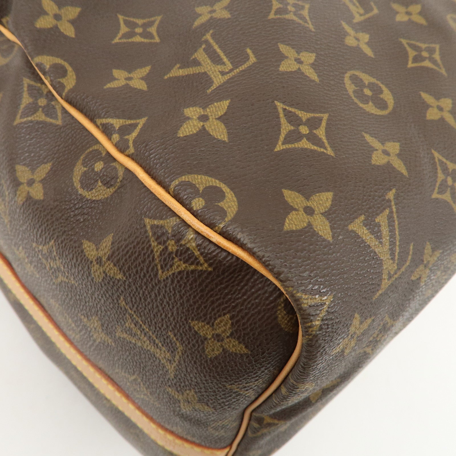Louis Vuitton Monogram Keep All Bandouliere 55 Bag Brown M41414 Used