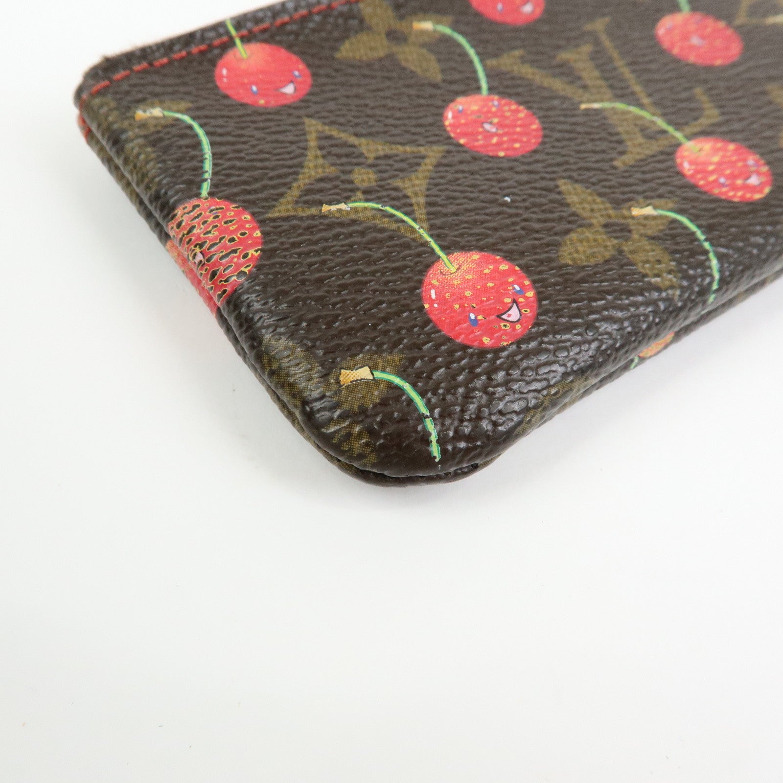 Louis Vuitton Monogram Cherry Pochette Cles Coin Case M95042