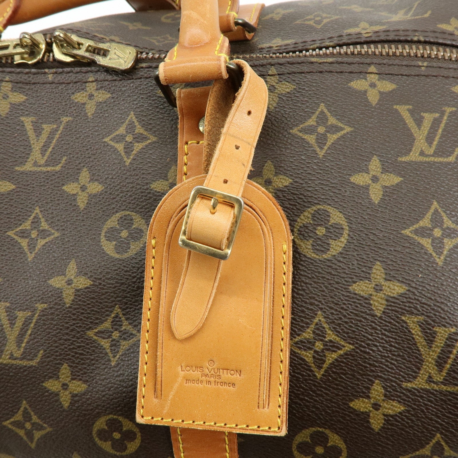 Louis Vuitton Monogram Keep All Bandouliere 60 Boston Bag M41412