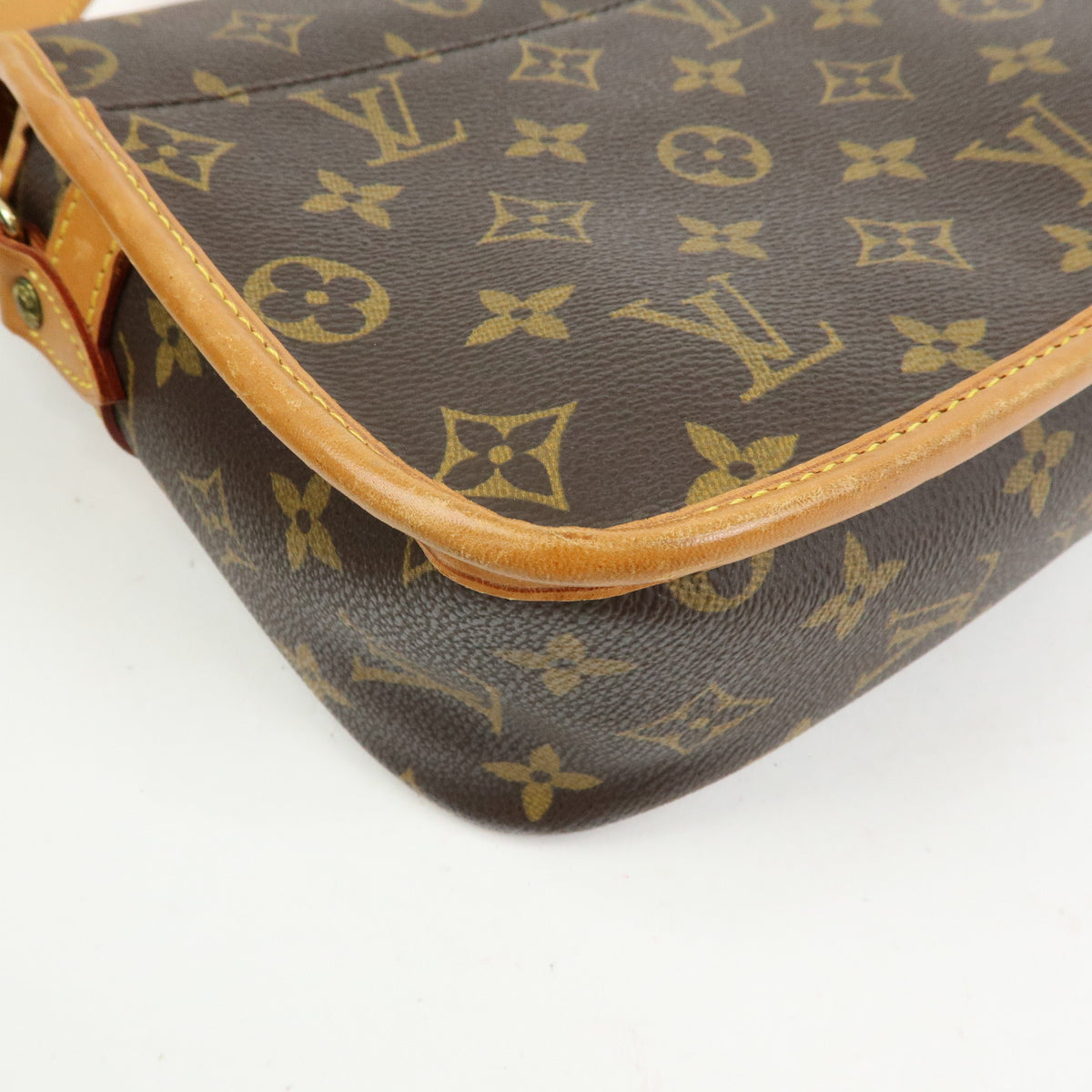 Louis Vuitton Monogram Canvas Sologne Shoulder Bag Brown M42250