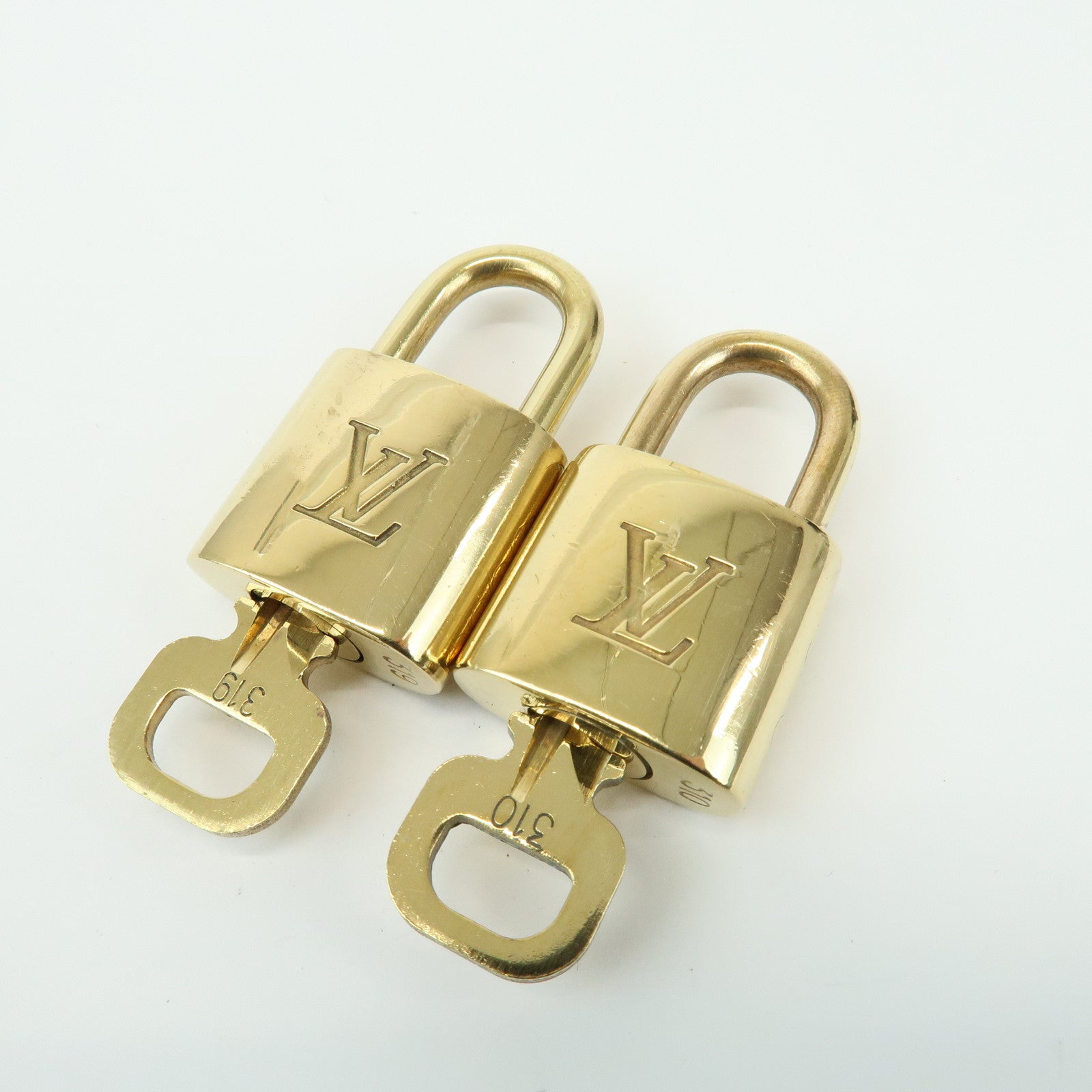 Louis Vuitton Set of 10 Lock & Key Cadena Key Lock