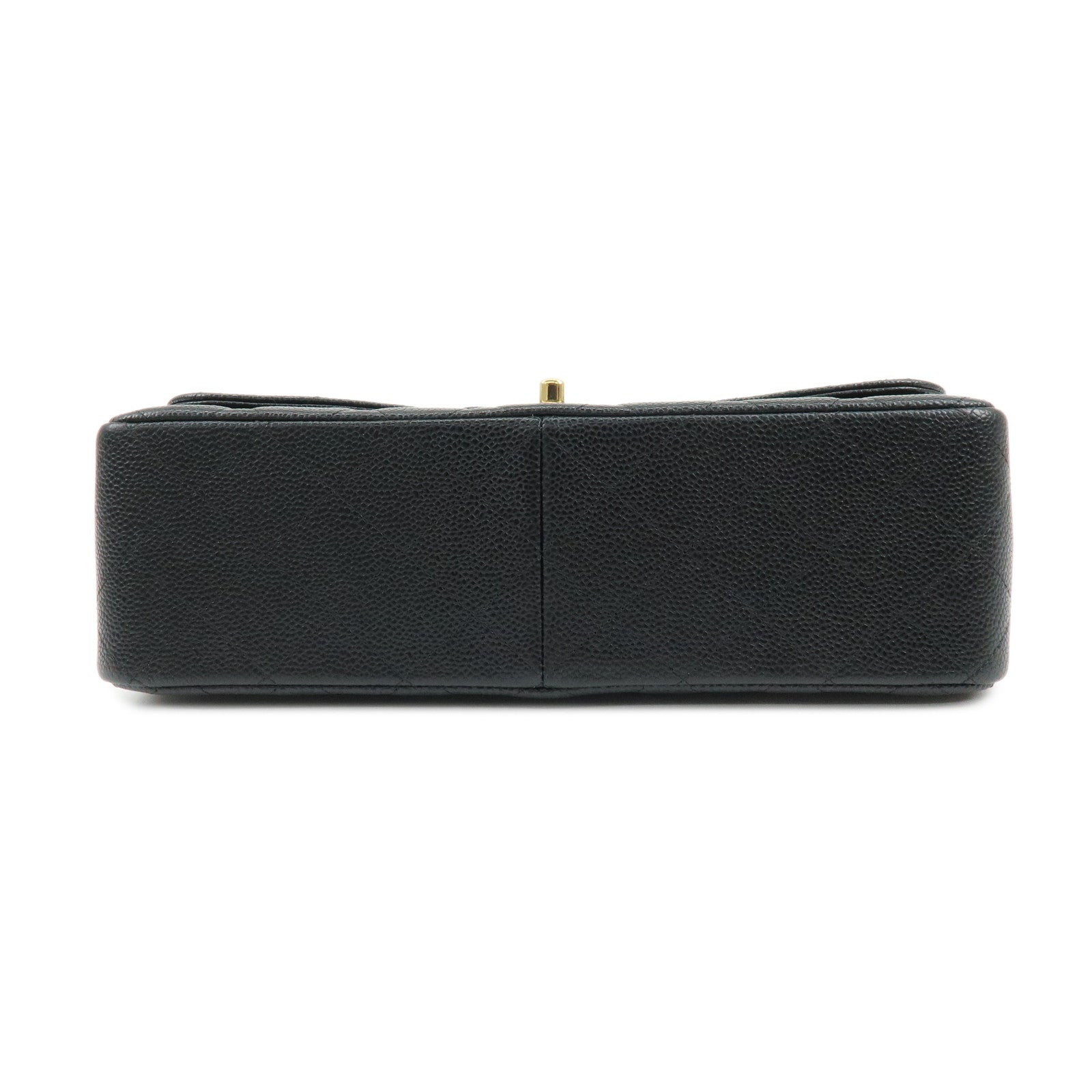 CHANEL Matelasse 30 Caviarskin W Flap Chain Shoulder Bag A58600