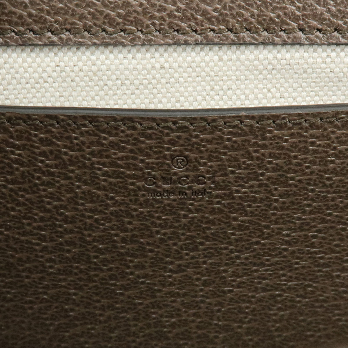 GUCCI Sherry Double G GG Supreme Leather Shoulder Bag Beige 764961