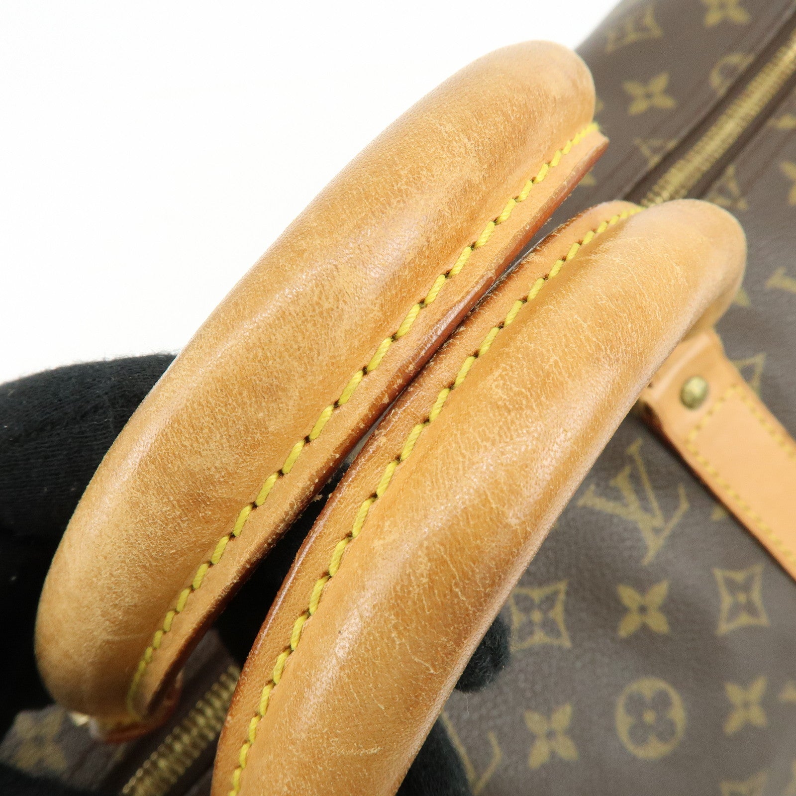 Louis Vuitton Monogram Keep All 50 Boston Bag Brown M41426