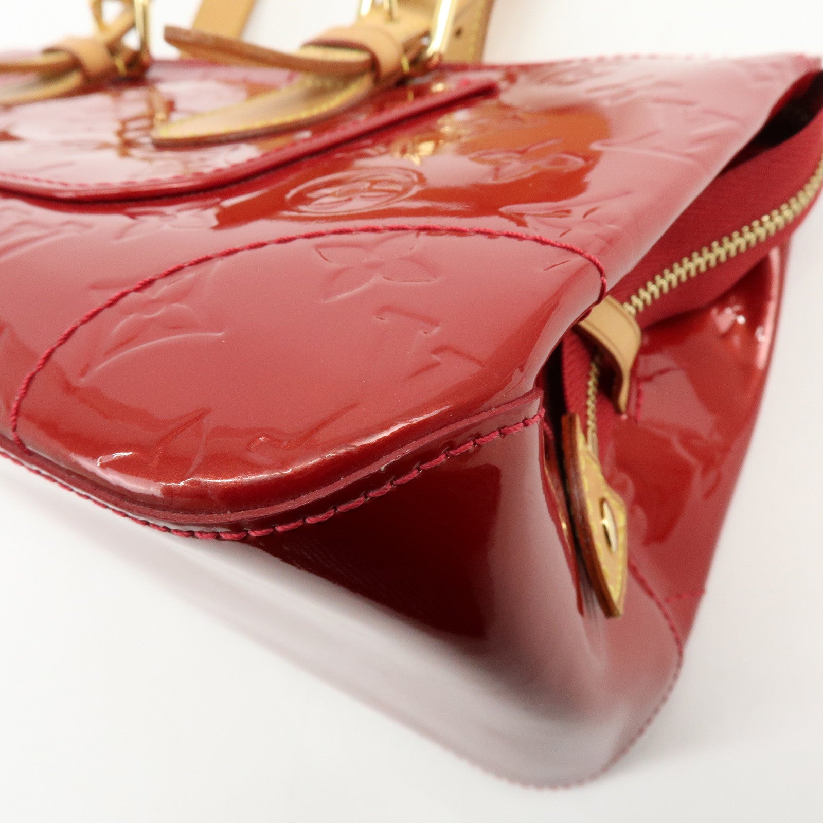 Louis Vuitton Vernis Rosewood Avenue Hand Bag Pomme D'Amour M93507