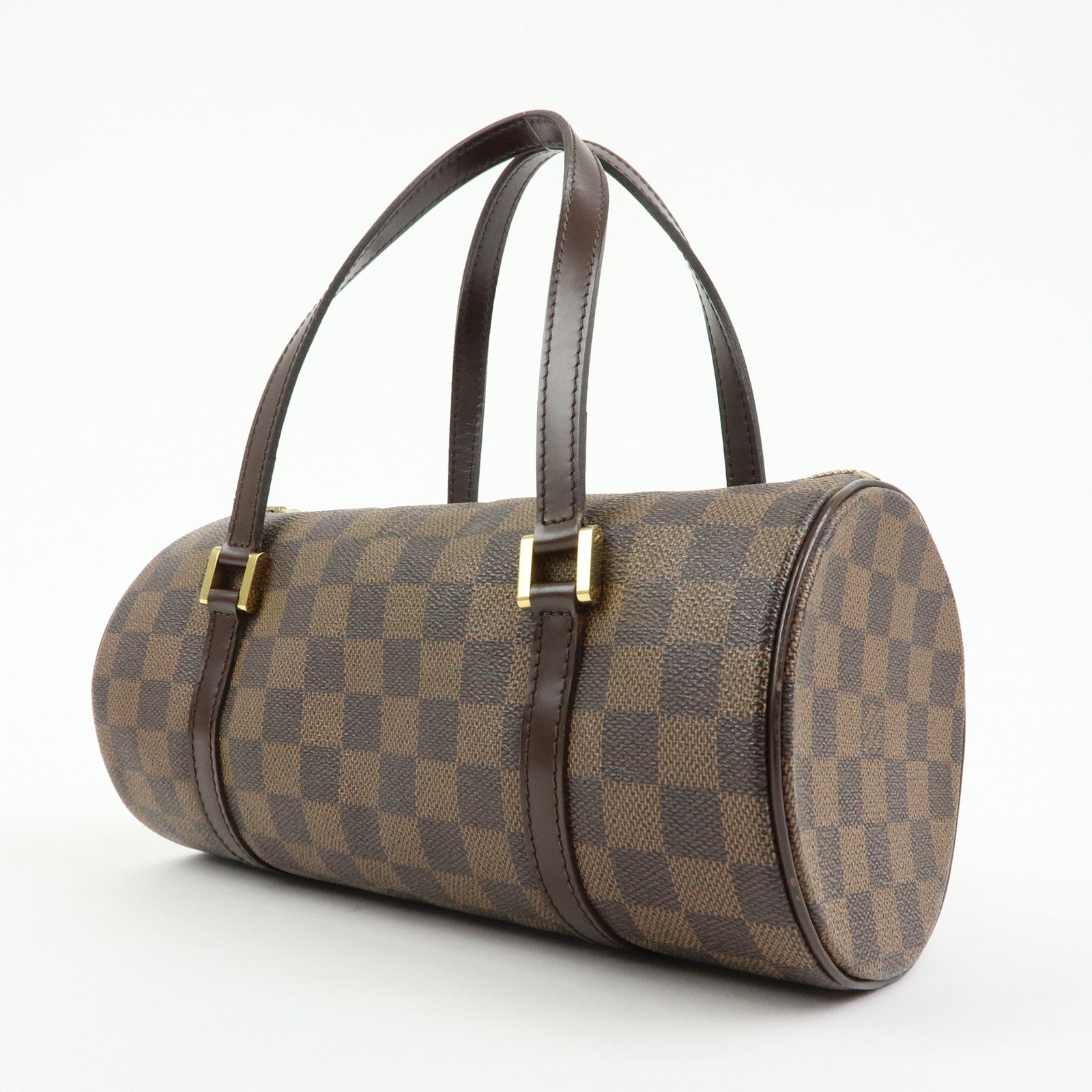 Louis Vuitton Damier Ebene Papillon 26 Hand Bag Brown N51304