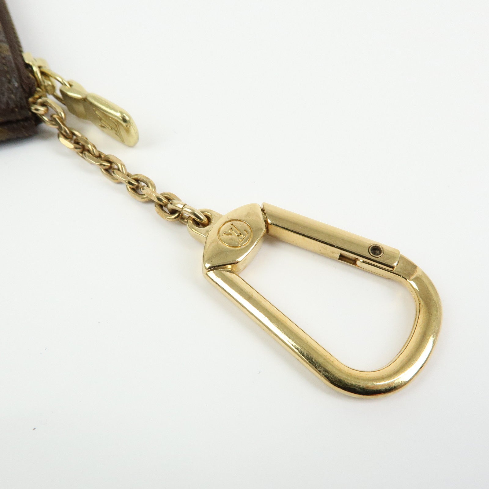 Louis Vuitton Monogram Pochette Cles Coin Case Key Case M62650