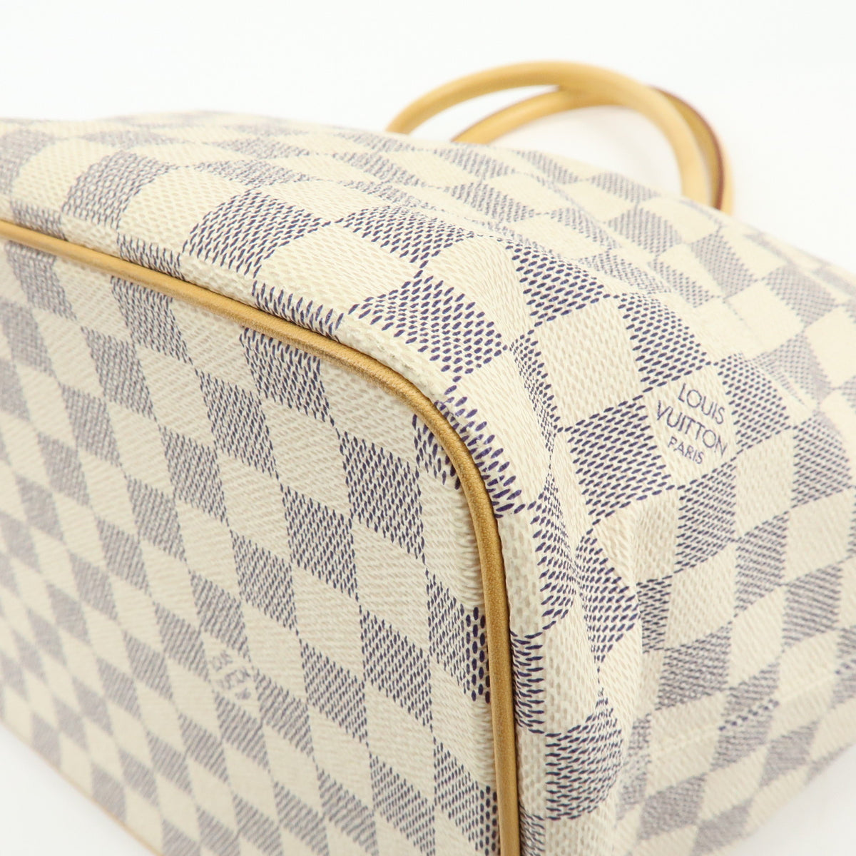 Louis Vuitton Damier Azur Saleya MM Tote Bag Hand Bag N51185