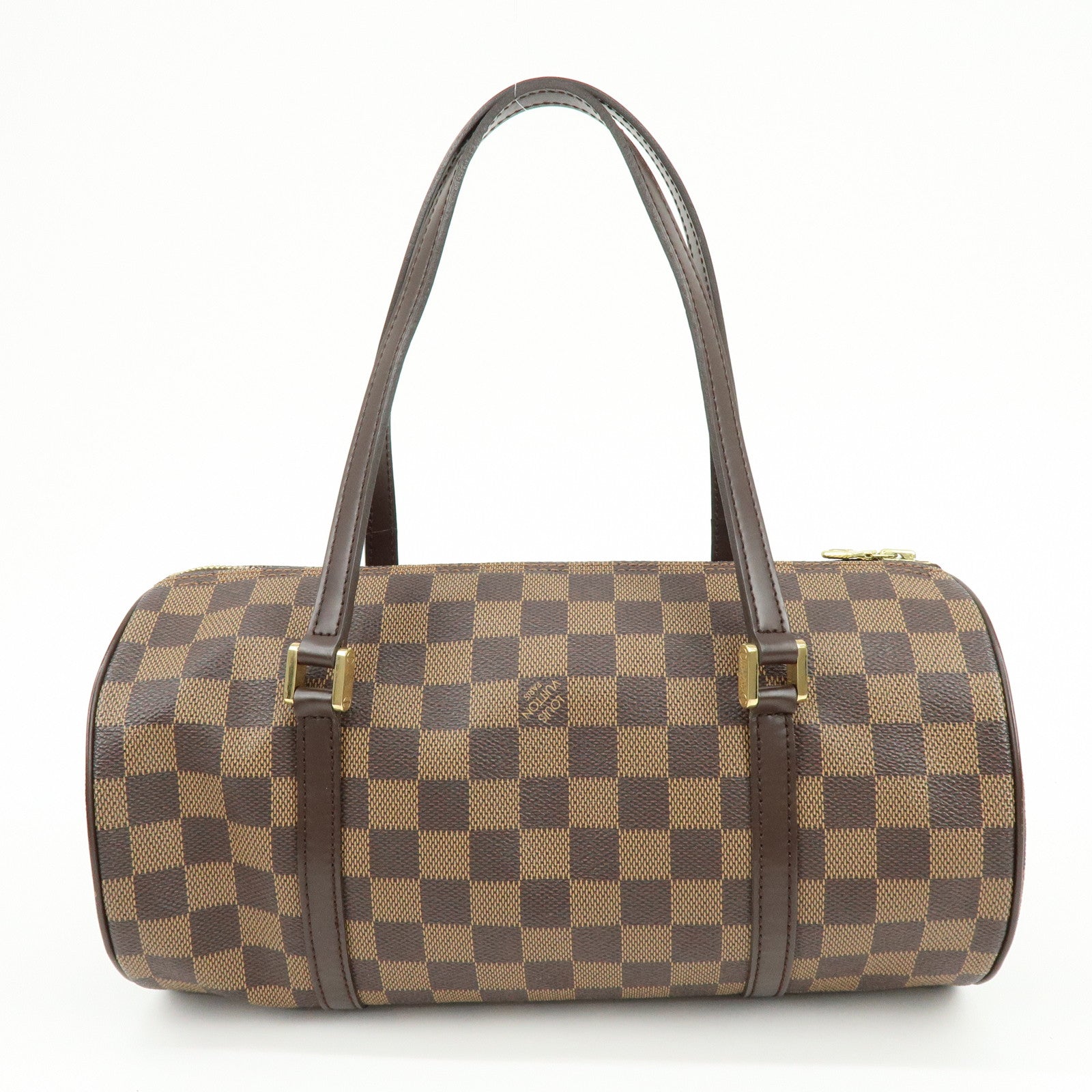 Louis Vuitton Damier Ebene Papillon 30 Hand Bag Brown N51303