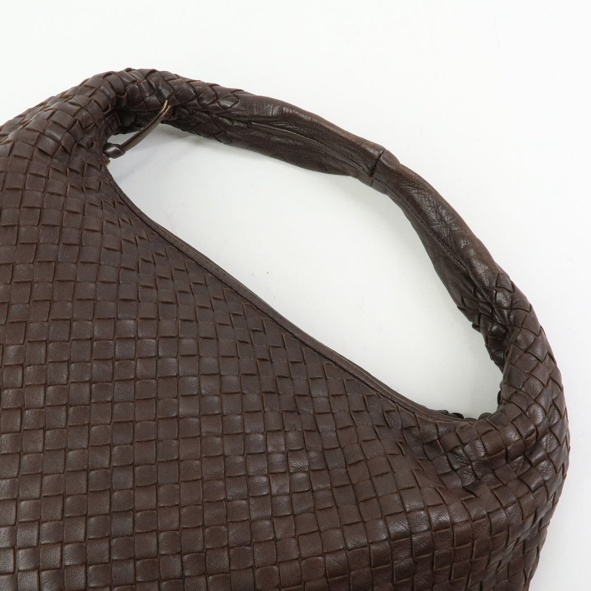 BOTTEGA VENETA Hobo Intrecciato Leather Shoulder Bag Hand Bag 115654
