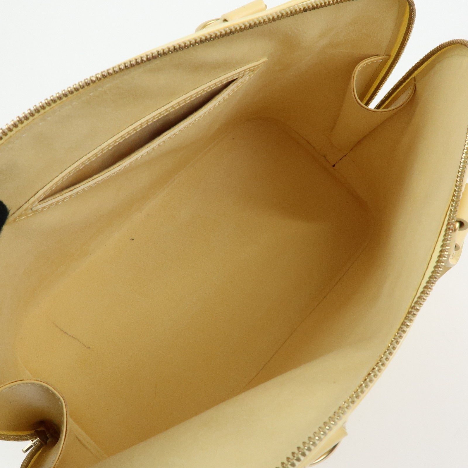 Louis Vuitton Alma Epi Leather Hand Bag Vanilla M5214A