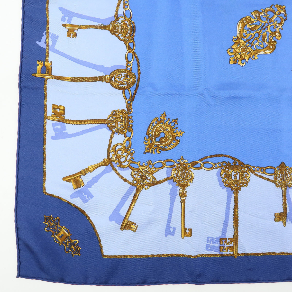 Christian Dior Lot of 2 Silk 100% Scarf Shawl Blue Red