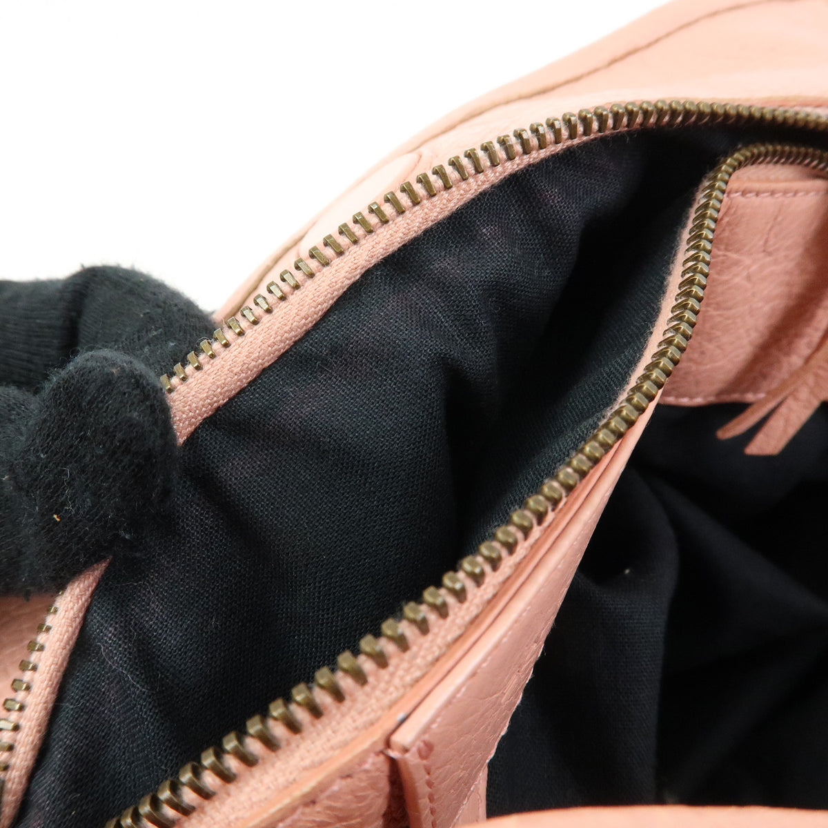 BALENCIAGA Classic The Sunday Leather Tote Bag Hand Bag Pink 228750