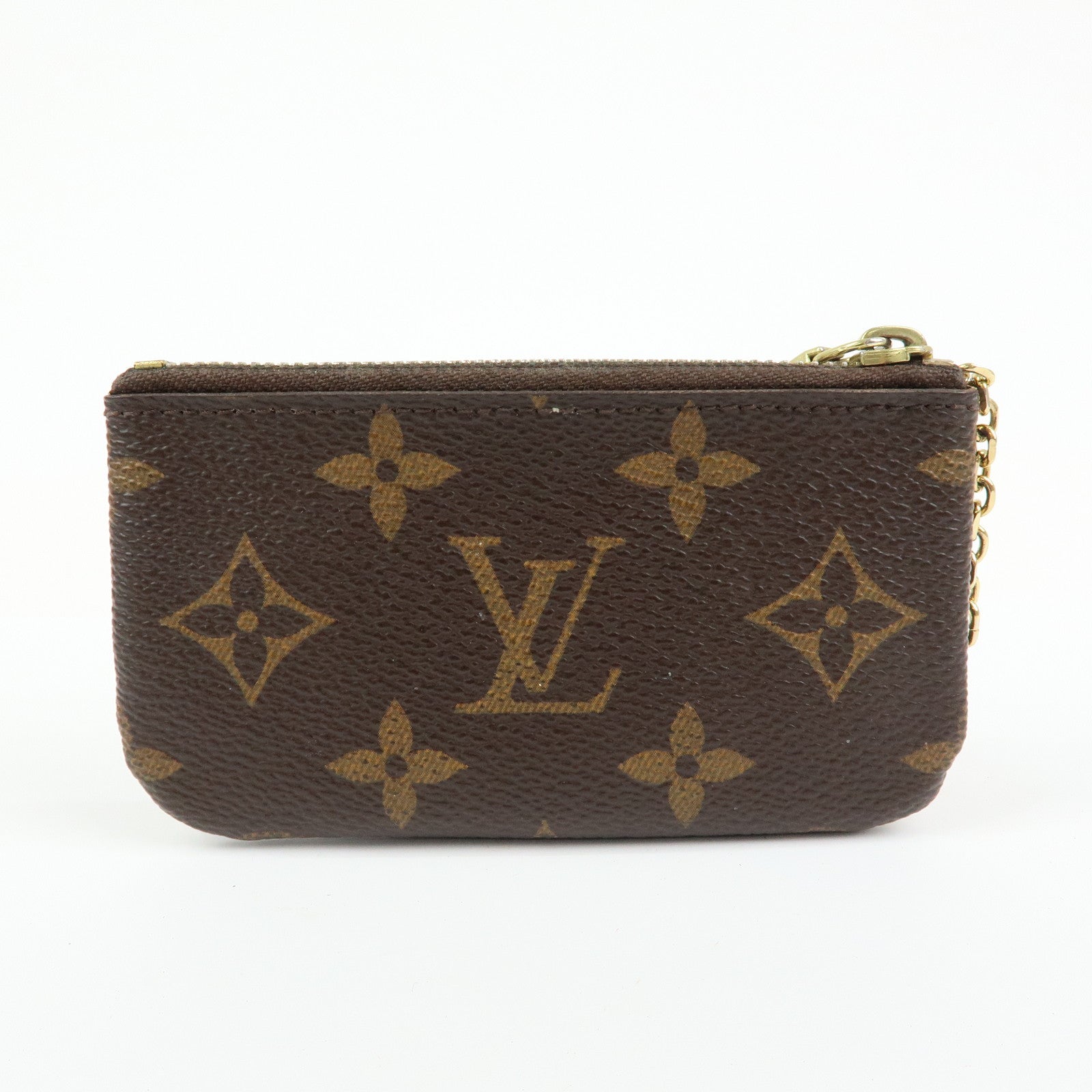 Louis Vuitton Monogram Pochette Cles Coin Case Key Case M62650