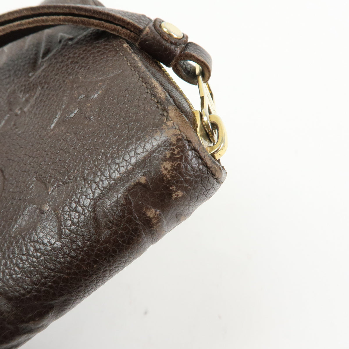 Louis Vuitton Monogram Empreinte Round Zippy Wallet Terre M60548