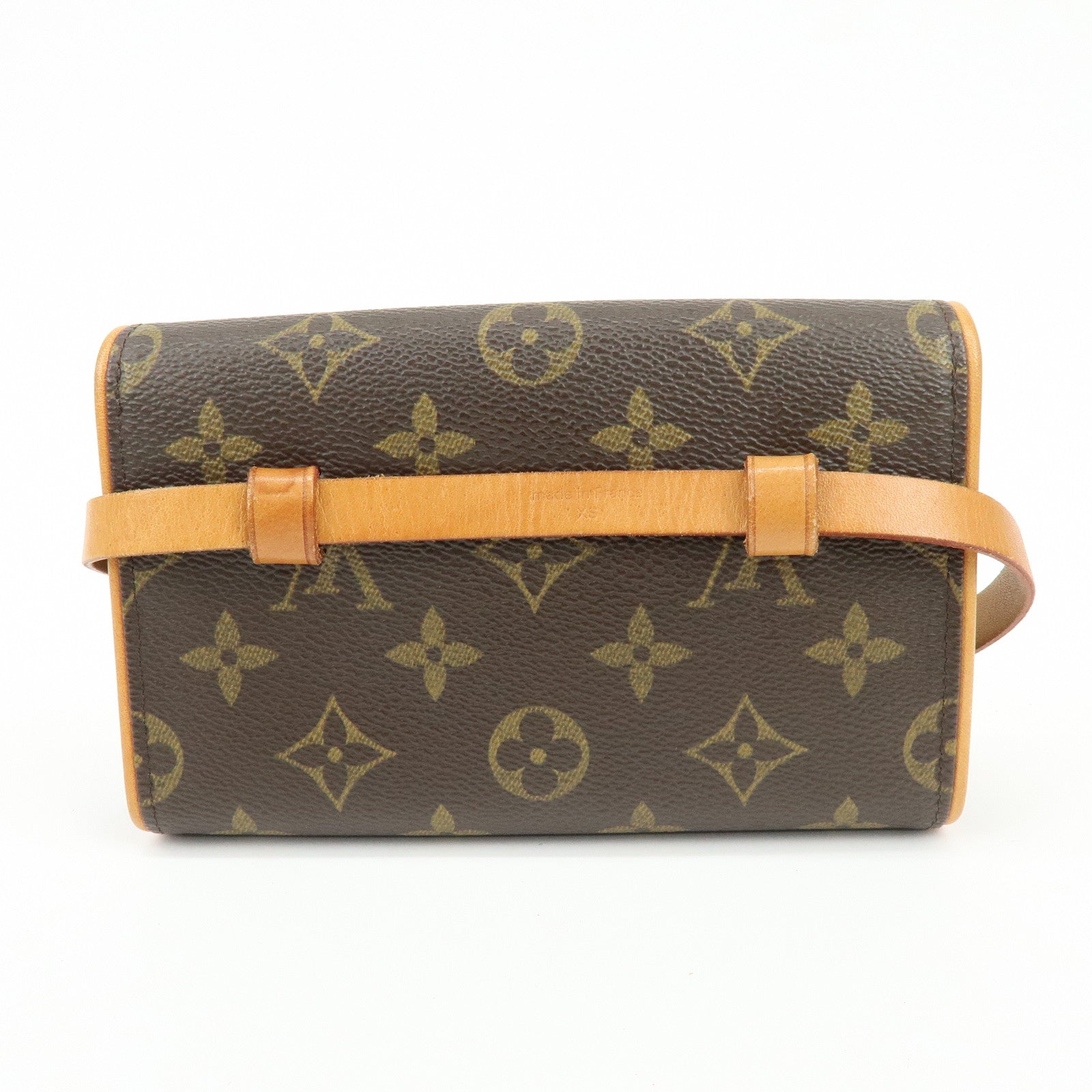 Louis Vuitton Monogram Pochette Florentine Waist Bag Belt XS M51855