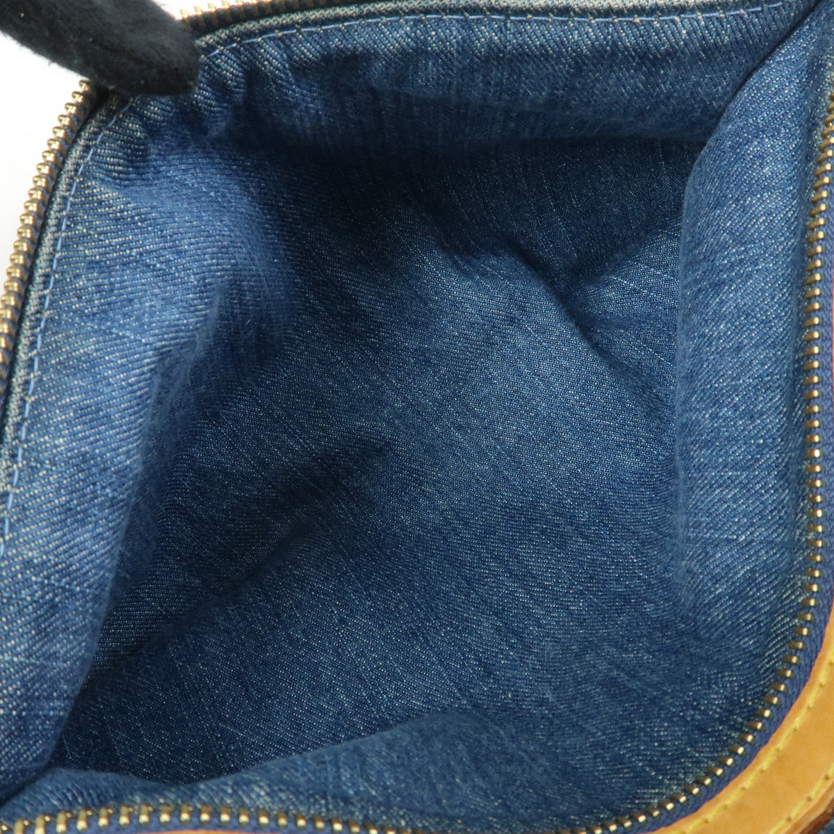 Louis Vuitton Monogram Denim Baggy PM 2Way Bag Shoulder Bag Blue M95049