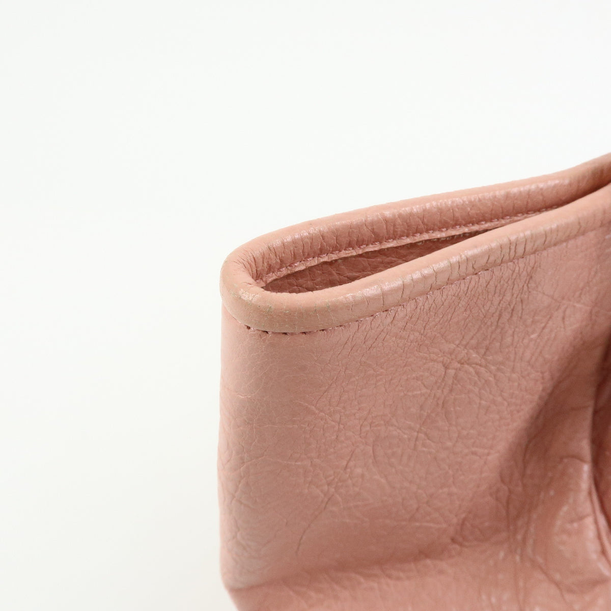 BALENCIAGA Classic The Sunday Leather Tote Bag Hand Bag Pink 228750