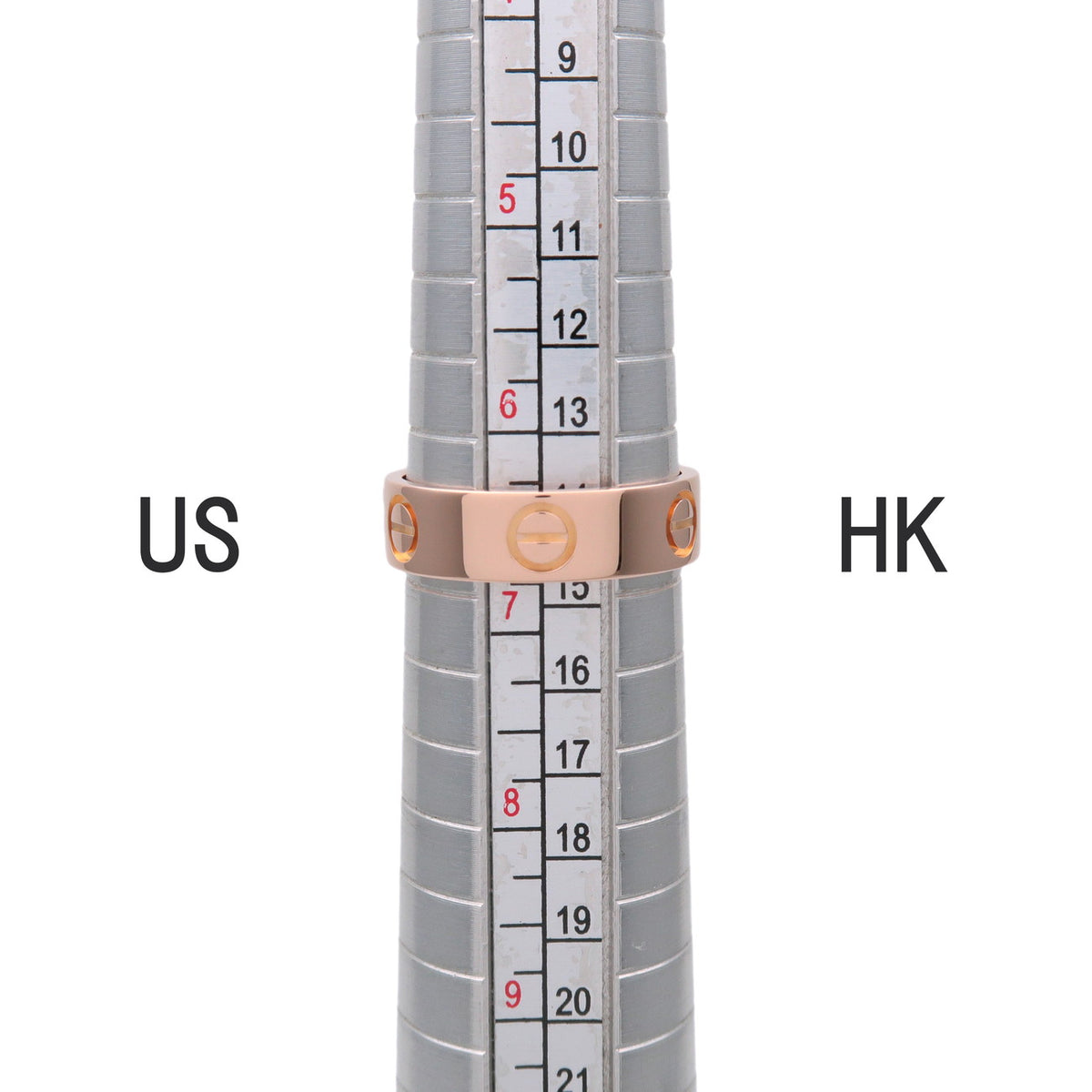 Cartier Love Ring K18 750RG Rose Gold #53 US6.5 EU53 HK14